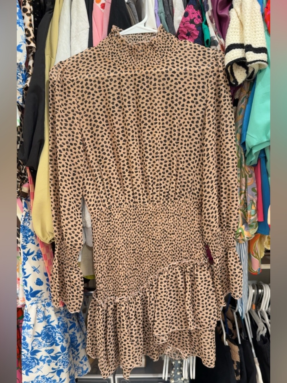 Hello Molly leopard spotted dress